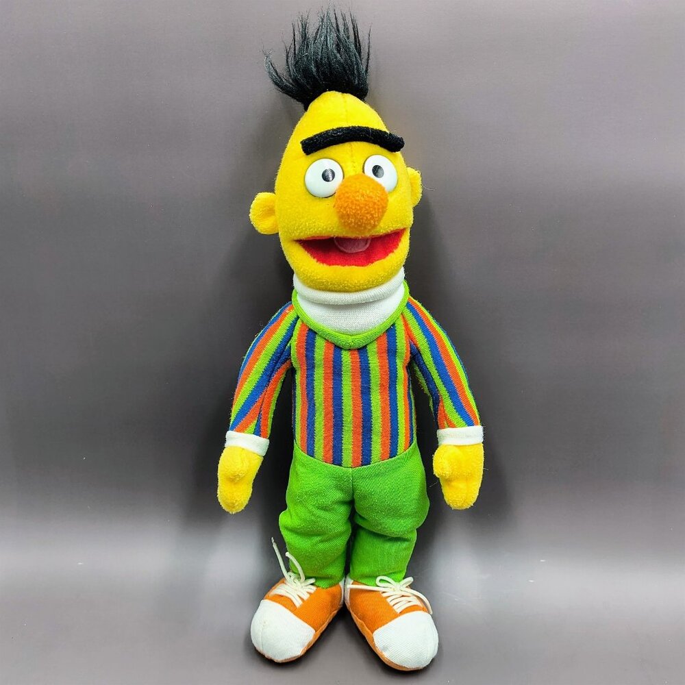 Sesame Street Place Bert Beanbag Plush Doll 12 inch Stuffed Animal Ernie Friend